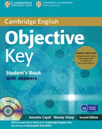 کتاب Objective Key 2nd ویرایش دوم رحلی بزرگ چاپ رنگی باکیفیت به همراه کتاب دانش آموز و کتاب کار
