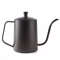 کتل مشکی ساده 550ml درب دار