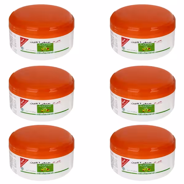 کرم نرم کننده عطرآگین مدل بادام حجم  200 میلی لیتر مجموعه 6 عددی