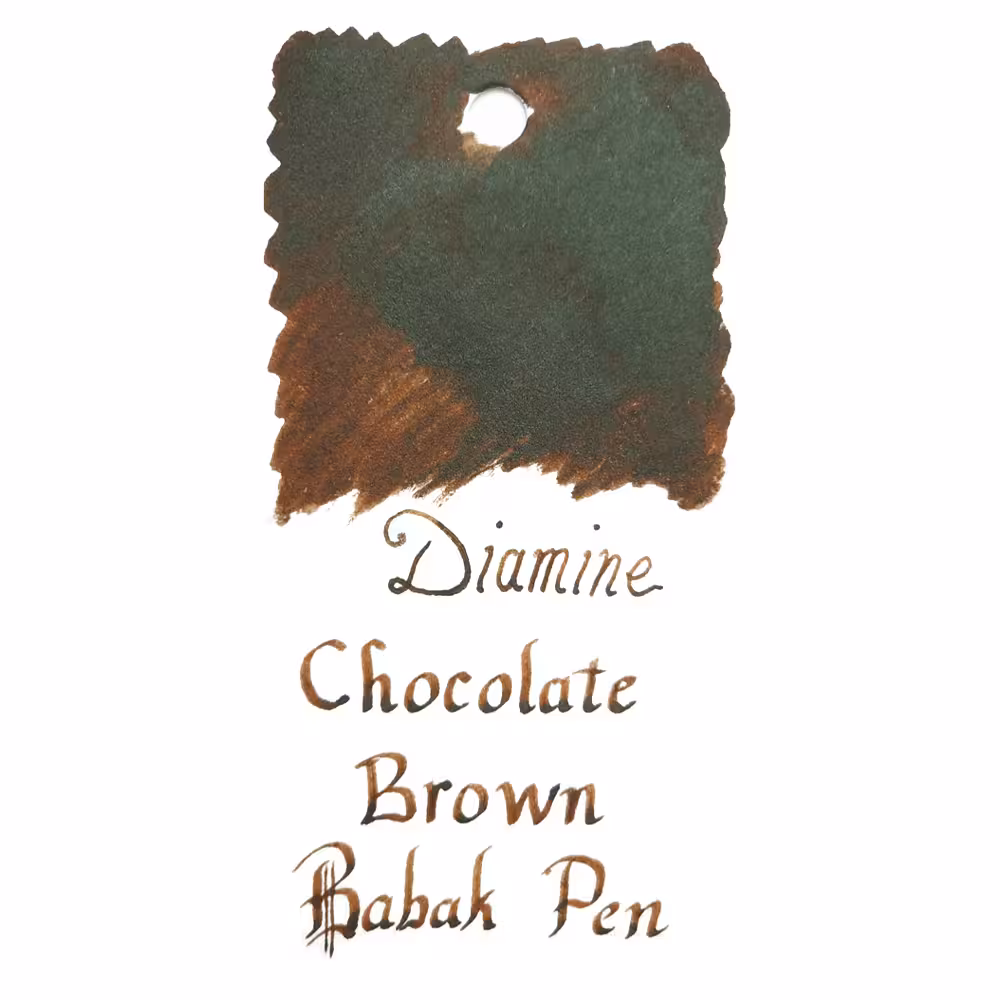 جوهر خودنویس دیامین رنگ قهوه ای شکلاتی DIAMINE INK Chocolate Brown