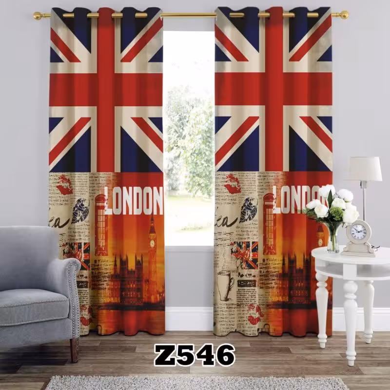 پرده سه بعدی طرح پرچم