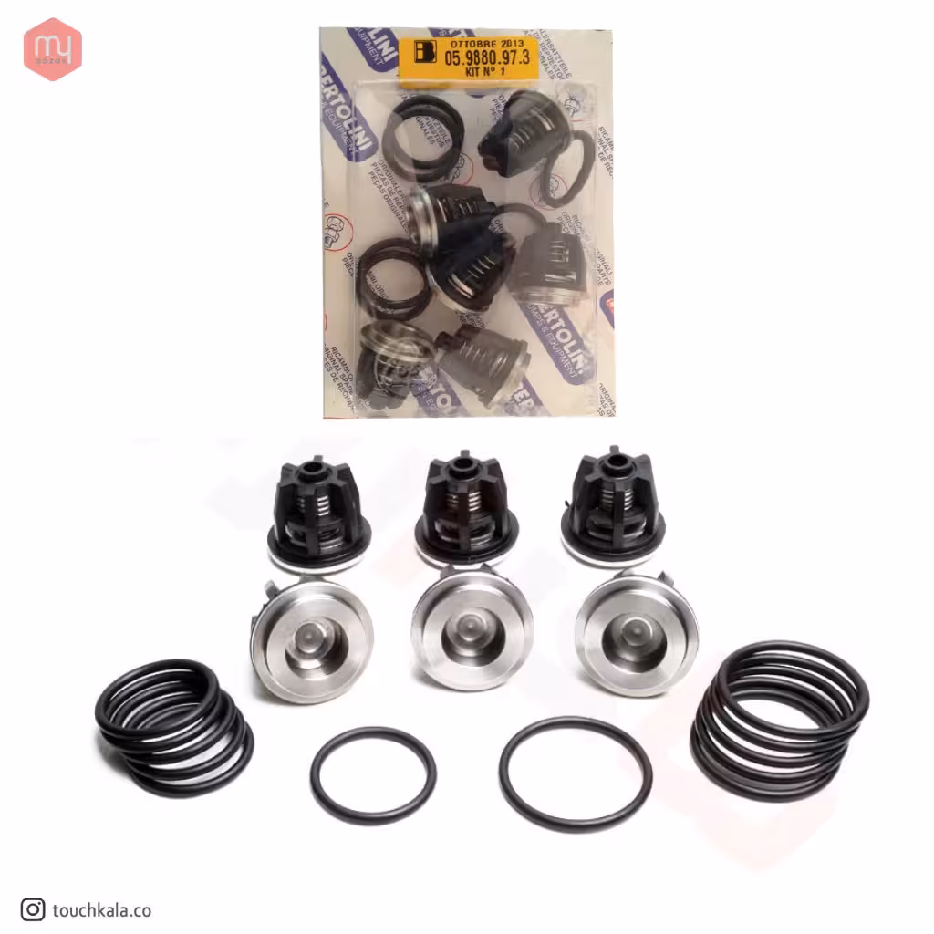 سوپاپ کارواش برتولینی 200 بار ترک