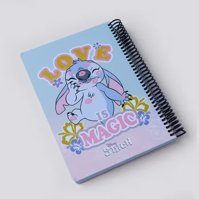 دفتر 100 برگ خط دار گالینگور استیچ سبز لانگو (Lango)