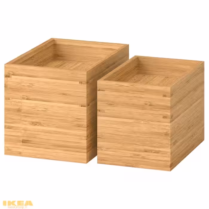 جعبه بامبو ست 4 تکه مدل DRAGAN | برند ایکیا | ارسال 15 الی 20 روز کاری