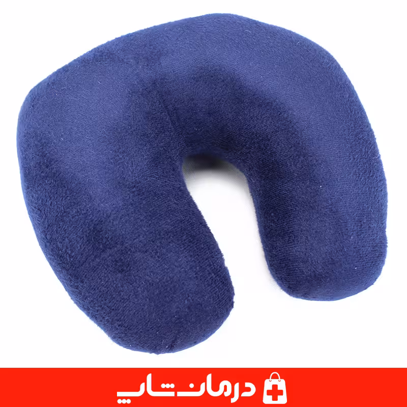 خرید بالش گردنی مسافرتی الماس شهر طرح مخمل almase shahr