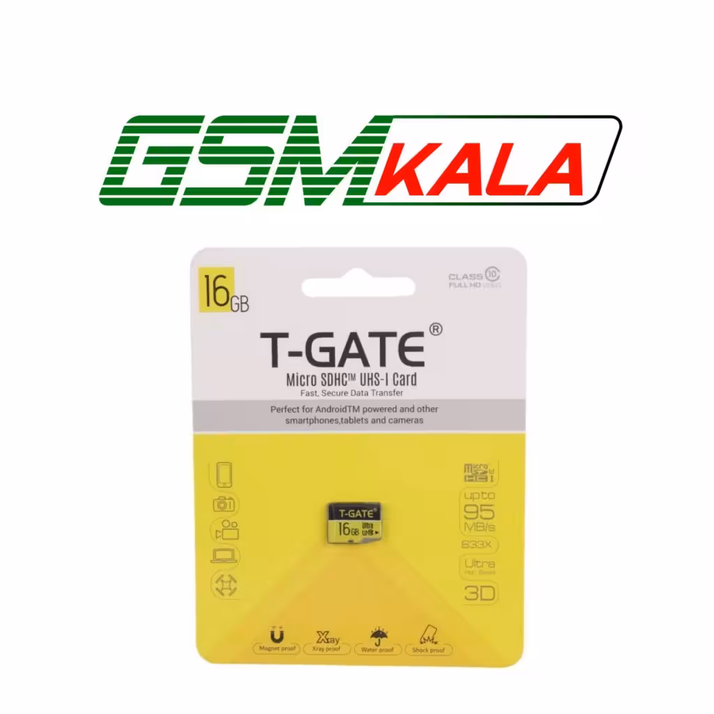 رم میکرو 16 گیگ تی گیت T-GATE Ultra 633x U1 C10 95MB/s