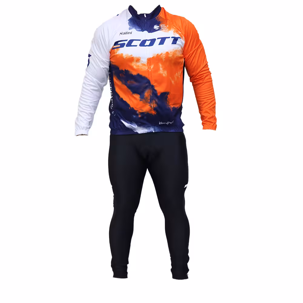 ست پیراهن و شلوار دوچرخه سواری کیوب مدل Cube UCI World Team