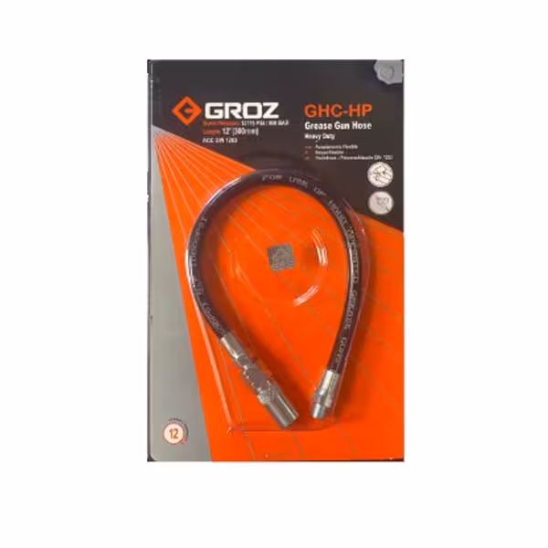 شلنگ فشار قوی گریس گروز 30 سانتی متر مدل GHC-HP
