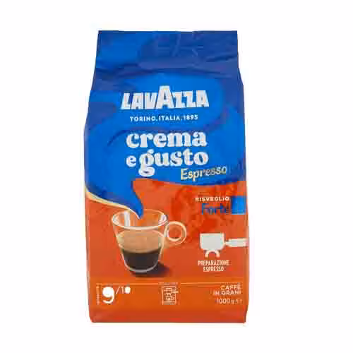 قهوه لاوازاکرما گوستو اسپرسو فورته | خرید لاوازا اصل گوستو فورته | کافی سل