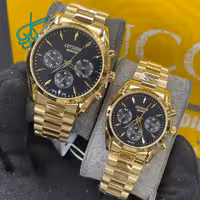 خرید ست ساعت زنانه و مردانه سیتیزن اسپشیال موتور ژاپن کیفیت عالی سه موتور فعال جنس استیل رنگ ثابت کد 2116161 - ردگل