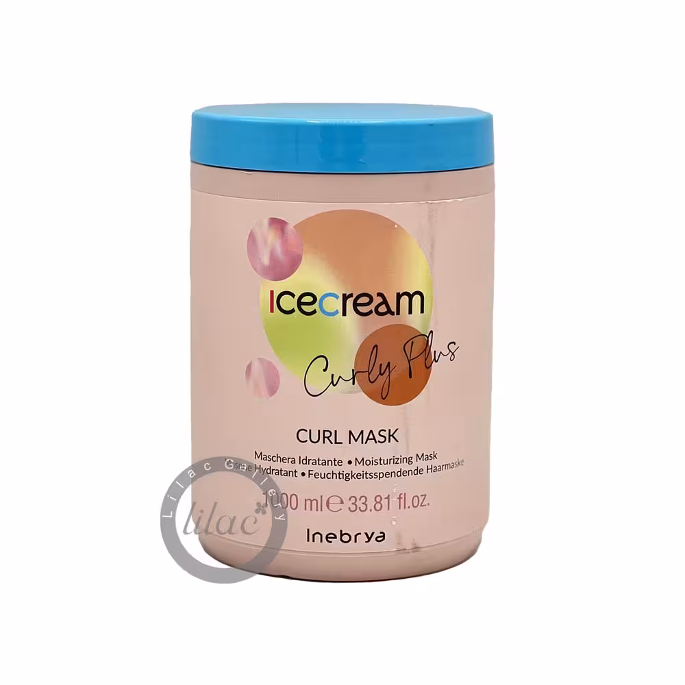 آیس کریم ice cream (اینبریا inebrya) ماسک مو فر 1000 میل