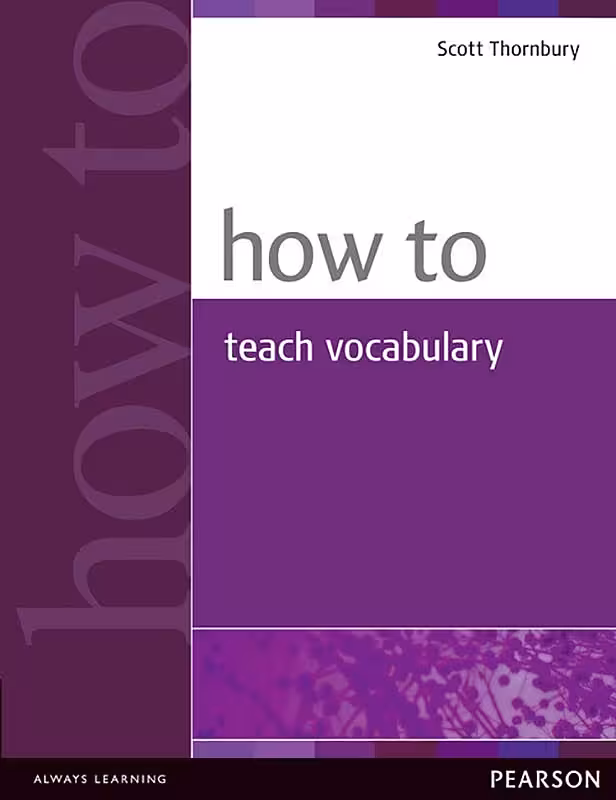 کتاب چگونه لغات انگلیسی را تدریس کنیم How to Teach Vocabulary