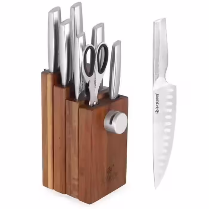 سرویس چاقو اشپزخانه لایف اسمایل مدل NSEL21 با 9 تکه استیل