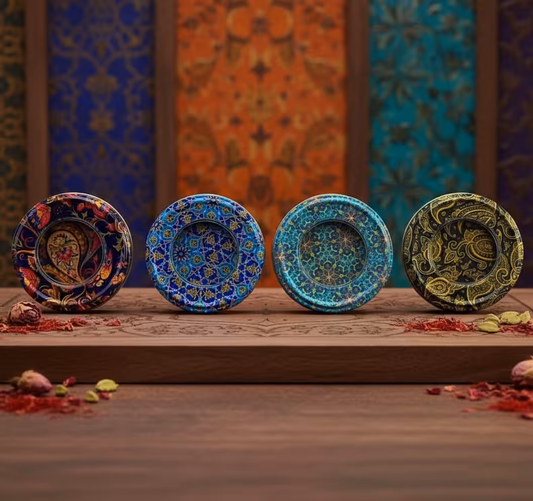 ظرف فلزی یک مثقال (رنگ بندی)