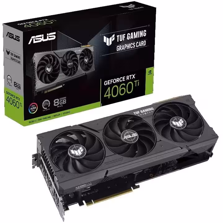 کارت گرافیک ایسوس Tuf Gaming GeForce RTX 4060 TI 8GB GDDR6 OC Edition