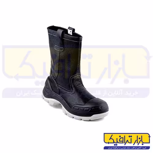 پوتین حفاری با چرم مشکی
