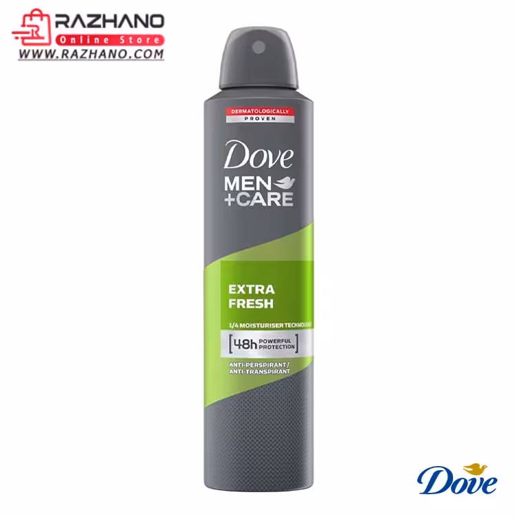 اسپری ضد تعریق مردانه داو مدل Extra Fresh حجم 250 میلی لیتر