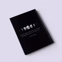 دفتر خط دار ماه مشکی آوان (avaan)