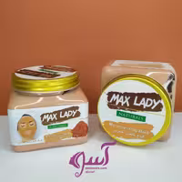 ماسک صورت خاک رس 300 میلی لیتر مکس لیدی MAX LADY