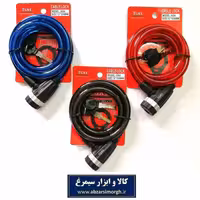قفل دوچرخه TGR1 کابلی 120 سانت قطر 12 میلی متر مغزی برنجی LGD-054