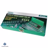 آچار و سری بکس پروسکیت مدل HW-23801M مجموعه 38 عددی