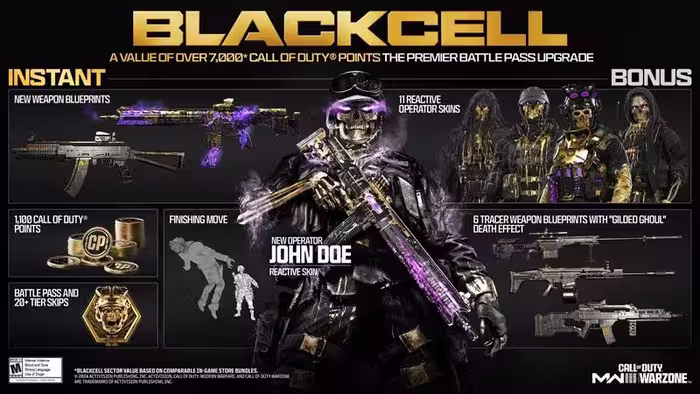 سی دی کی Call of Duty® Modern Warfare® III – BlackCell (Season 2) کامپیوتر (PC)