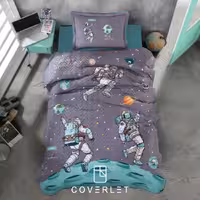 روتختی پنبه دوزی پسرانه طرح فضانورد مدل Space