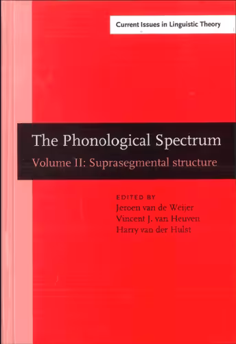 خرید و دانلود نسخه کامل کتاب The Phonological Spectrum, Volume II: Suprasegmental Structure