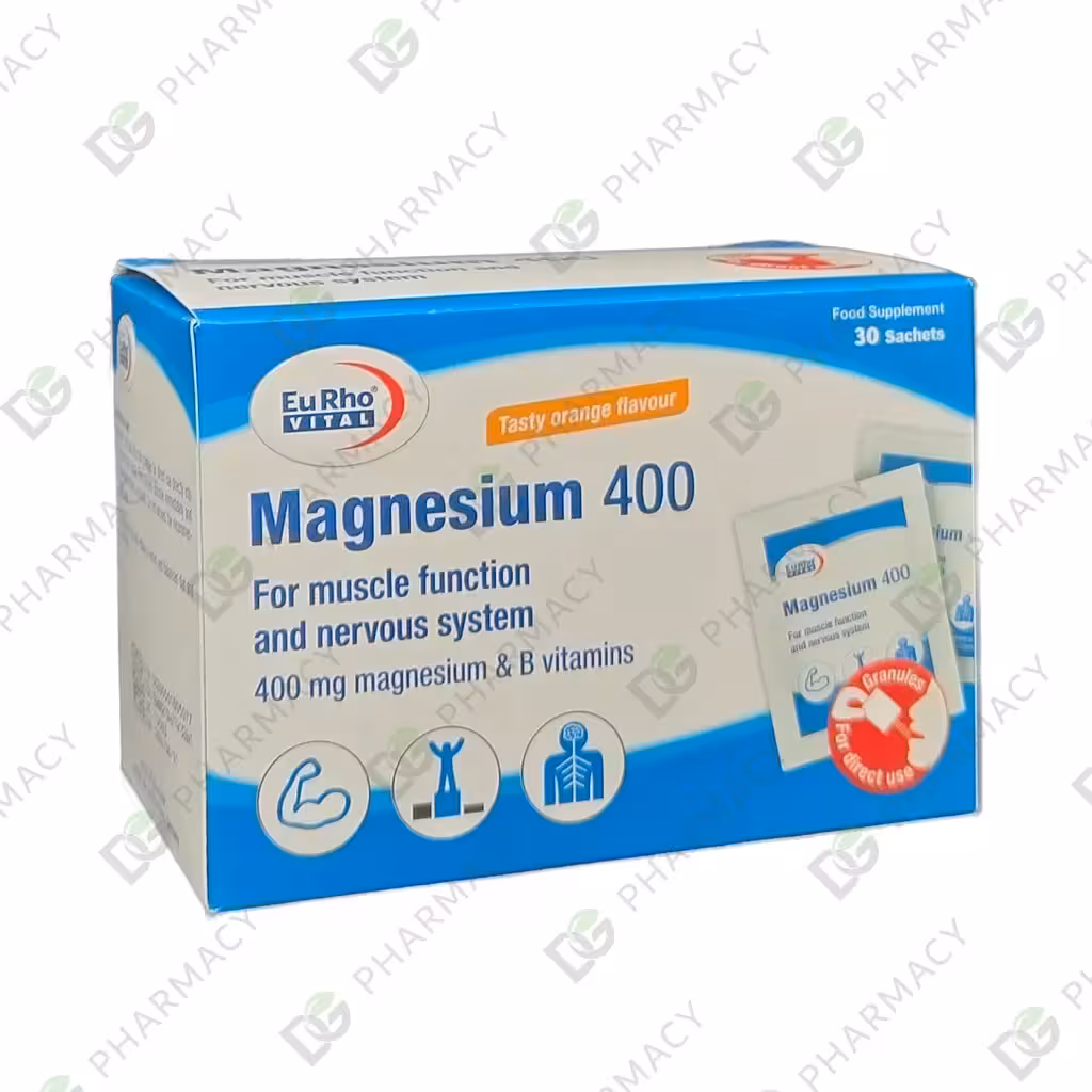 ساشه منیزیم 400 یوروویتال دیجی فارماسی