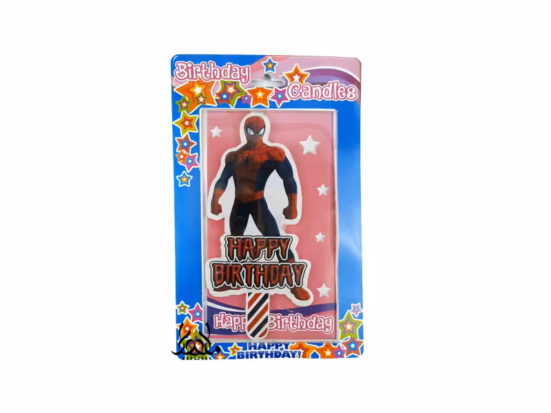 شمع تولد مرد عنکبوتی