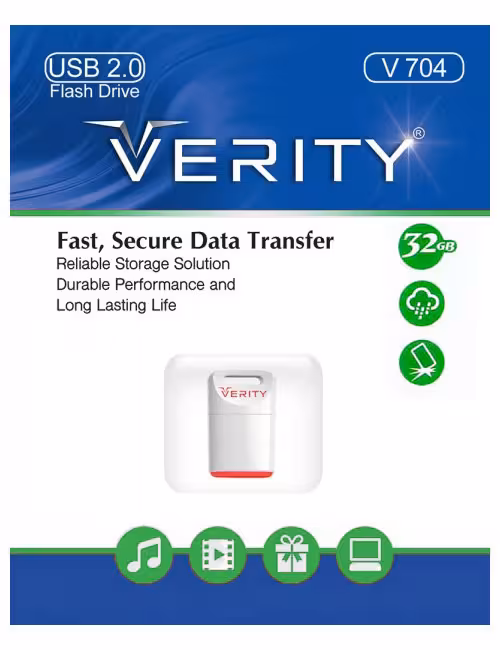 فلش مموری وریتی مدل V704 ظرفیت 32 گیگابایت