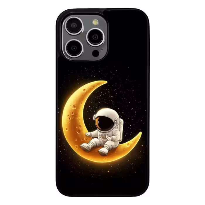 کاور مدل فضانورد و ماه کد 3 مناسب برای گوشی موبایل اپل iPhone 16 Pro