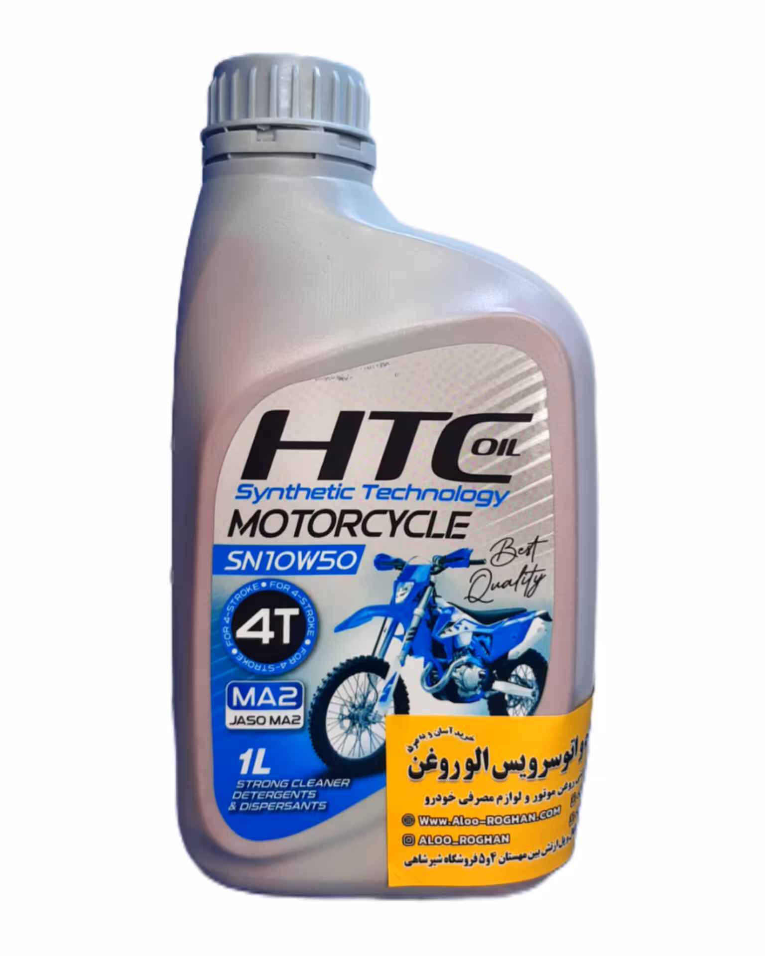 روغن موتور سیکلت اچ تی سی (SN 4T 10w50 (HTC (یک لیتری)