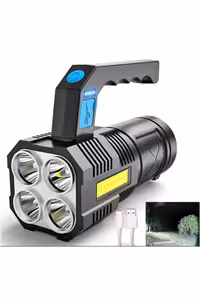 چراغ کار چندمنظوره ضد آب شارژی 30 وات با باتری لیتیومی چراغ قوه دستی - 4534