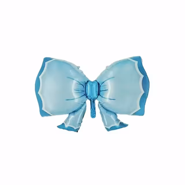 بادکنک فویلی پاپیون آبی