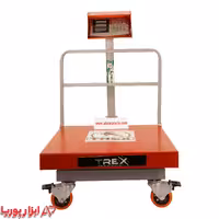 باسکول 800 کیلویی کمری چرخدار بدنه تیرکس 70*70