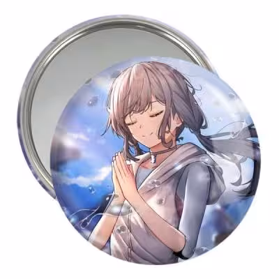 آینه جیبی خندالو مدل هینا انیمه تغییر آب و هوا با تو کد 17607