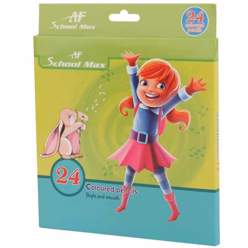 مداد رنگی 24 رنگ اسکول مکس AF School Max
