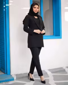 کت و شلوار وجلیقه گل بهار