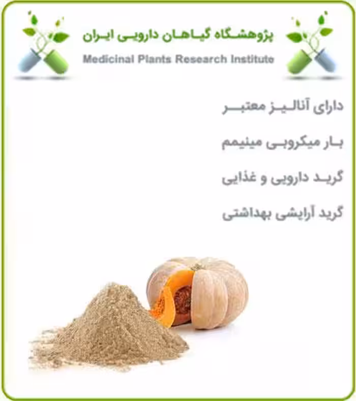عصاره کدو حلوایی خشک یا پودری