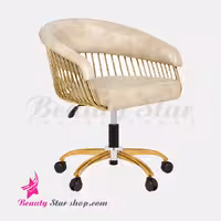 صندلی تابوره چرخ دار آرایشگاهی پانتی مدل PT-480GC