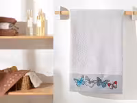 حوله صورت انگلیش هوم طرح Butterfly سایز 50×80 سانتی متر