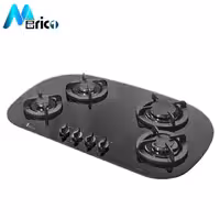 گاز رومیزی اخوان کد G93 چهار شعله شیشه مشکی