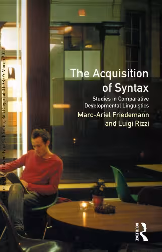 خرید و دانلود نسخه کامل کتاب The Acquisition of Syntax Studies in Comparative Developmental Linguistics