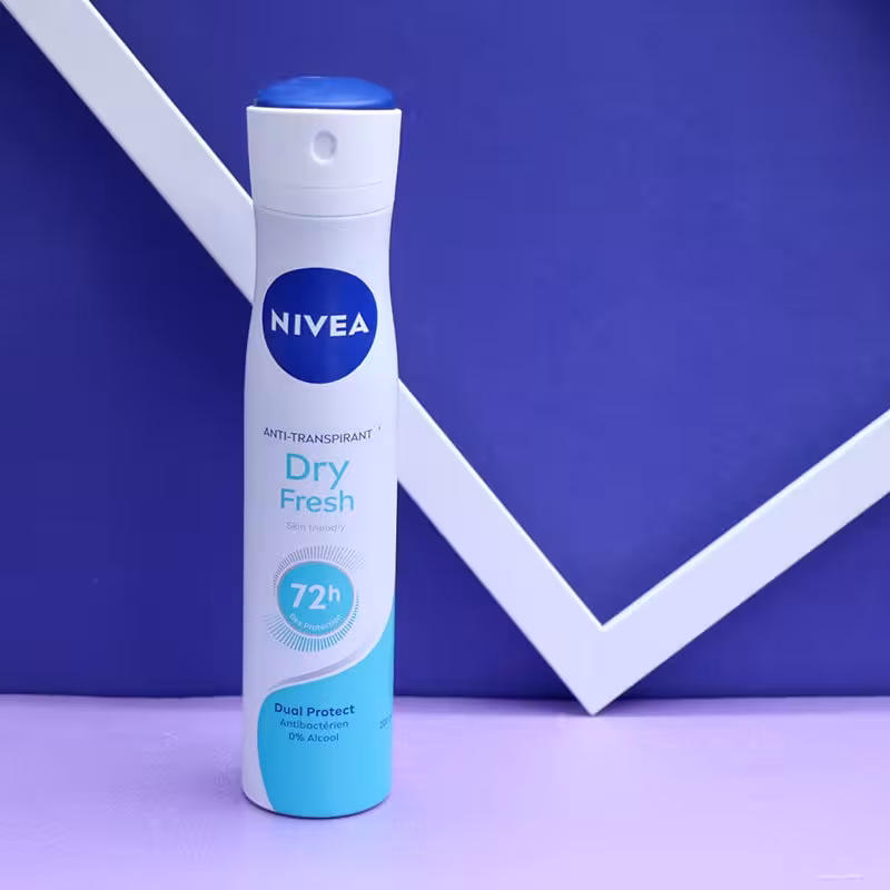 اسپری بدن نیوا DRY FRESH Skin Friendly NIVEA حجم 200 میل 91575