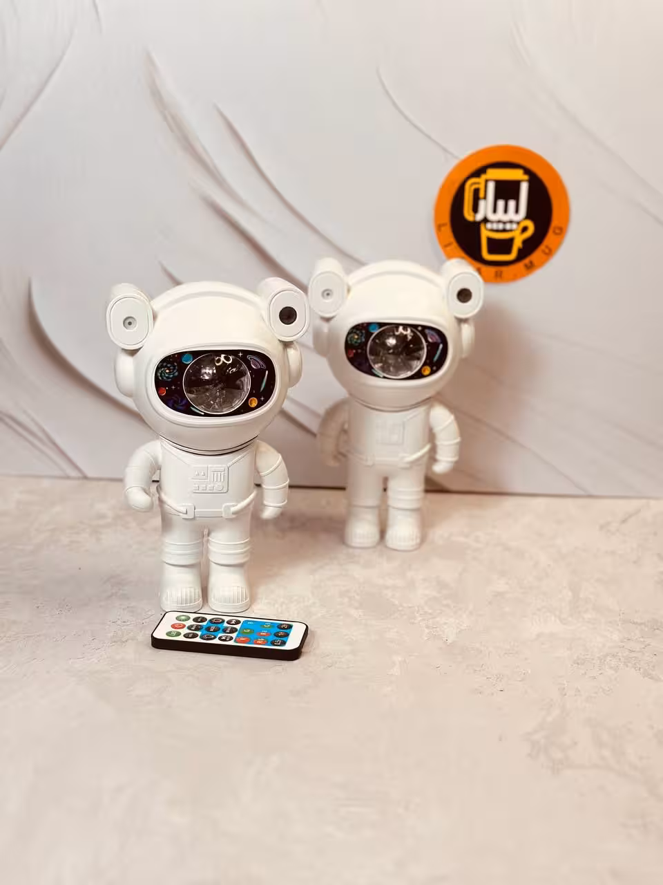 چراغ خواب اسپیکر دار کهکشانی طرح فضانورد کد 9363