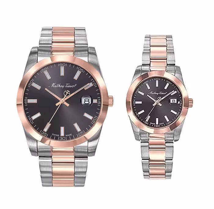 ساعت مچی متی تیسوت ست زنانه و مردانه مدل MATHEY TISSOT H450RN D450RN