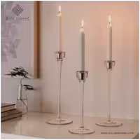 شمعدان بلور ایکیا مدل Blomster