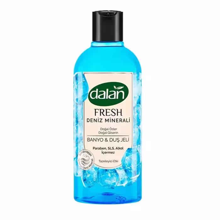 شامپو بدن دالان Dalan مدل Fresh حاوی مواد معدنی دریایی با حجم 500 میل