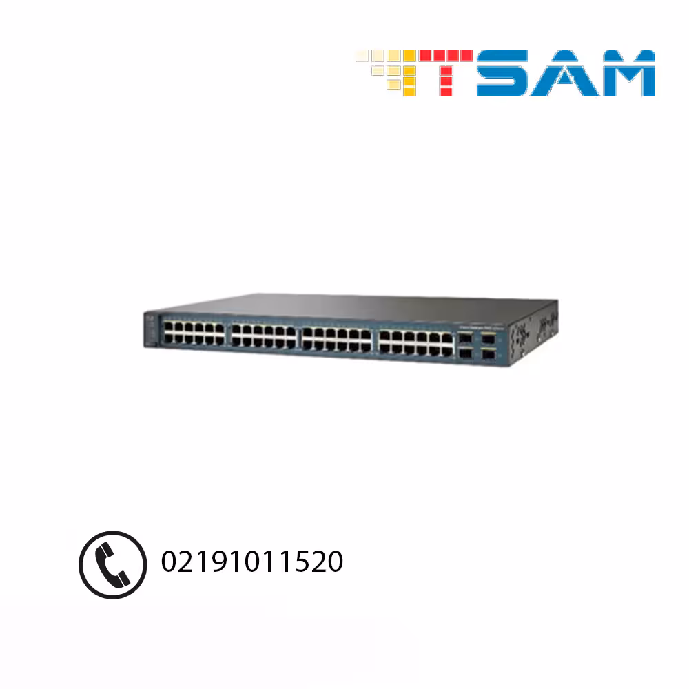 سوئیچ شبکه PoE سیسکو 48 پورت WS-C3560V2-48PS-E